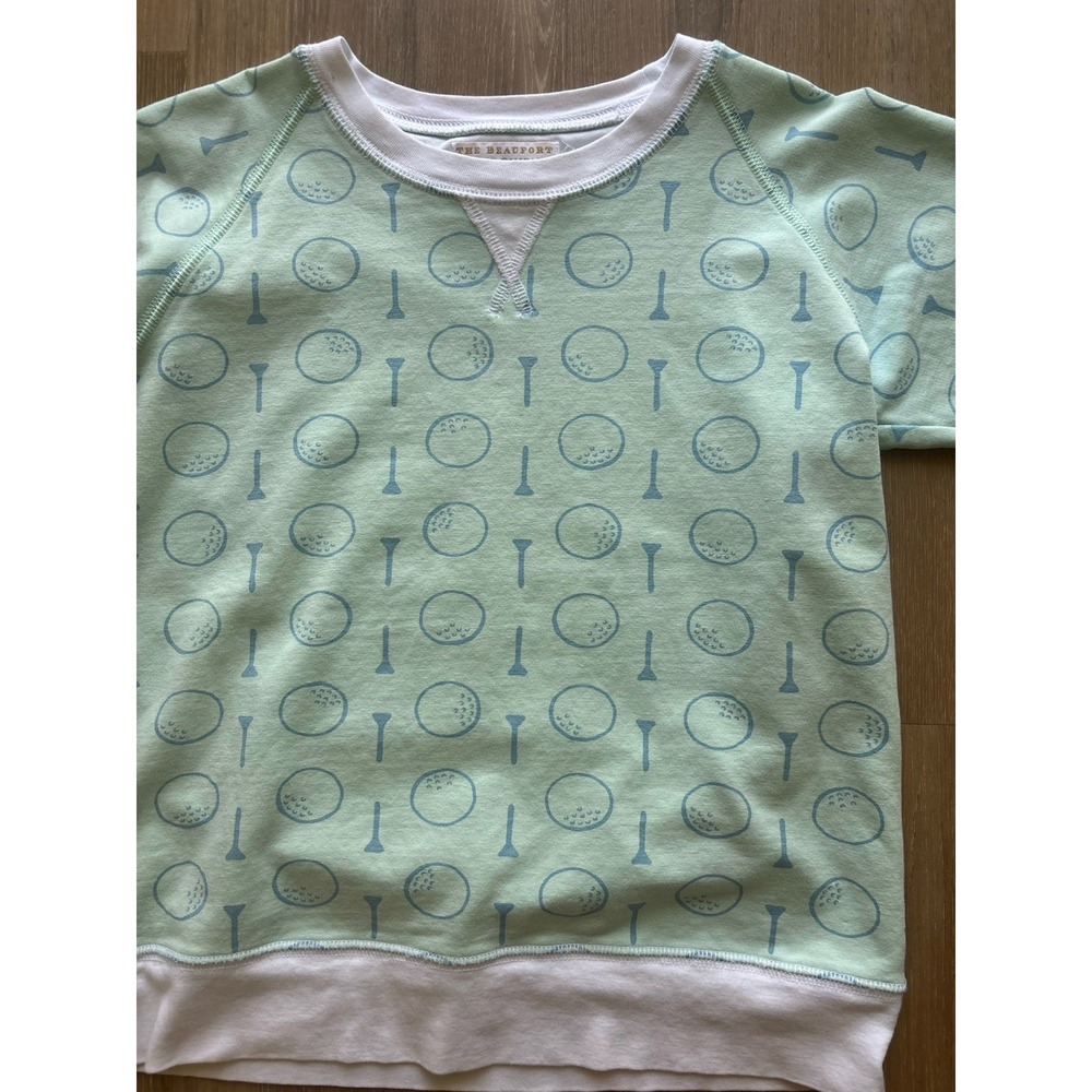 The Beaufort Bonnet Company Golf Tee Thick Crewneck Pullover Top Unisex Size 8 - Picture 4 of 9